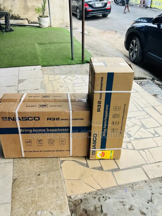 Quality Sleek White Air Conditioner Dual Inverter Nasco 1.5jp With · Photo 1