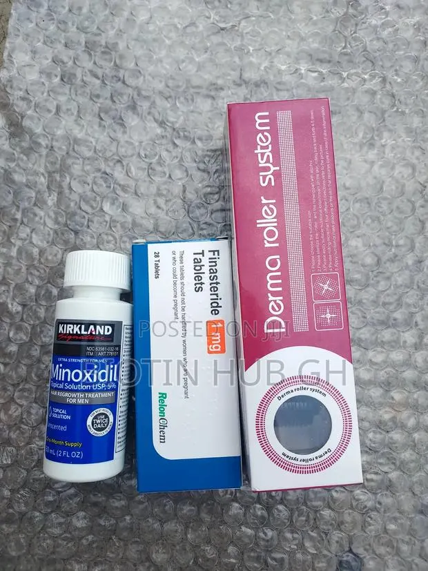 Kirkland Minoxidil,Finasteride and Derma Roller Combo · Photo 1