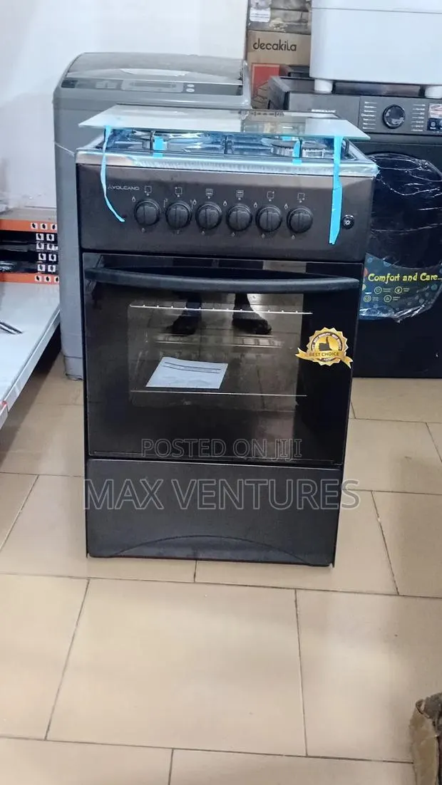 Volcano Kitchen Cooker – 3 Gas + 1 Hot Plate · Photo 1