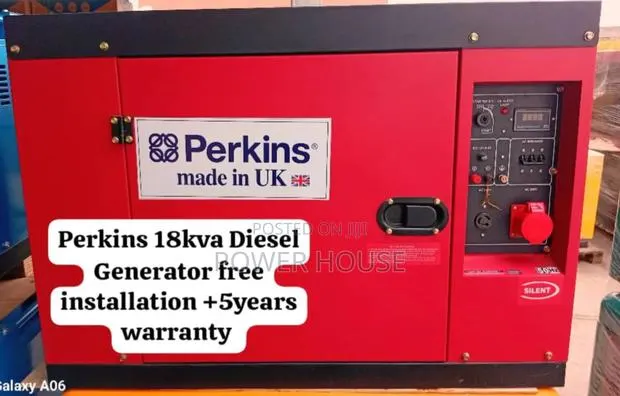 Auto Gen Tool Perkins Diesel Generator 18kva Silent Perkins Generator · Photo 1