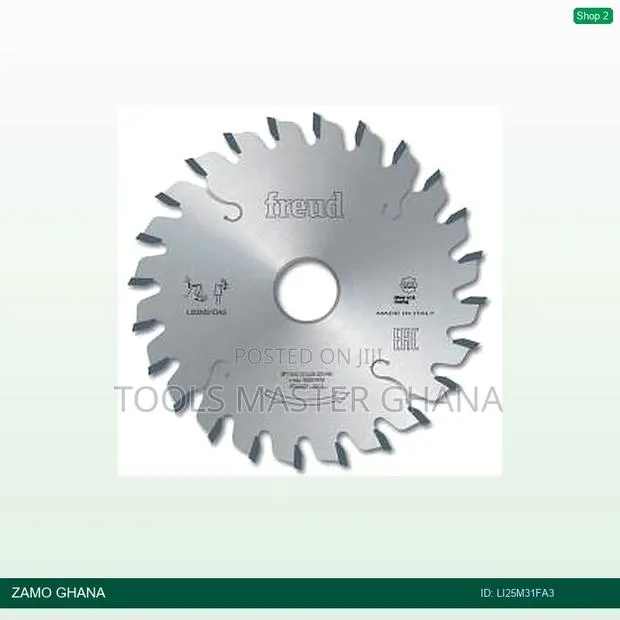 Freud Disc 125x3.1x20 Z24 Saw Blade F03fs02623-000 - Li25m31fa3 · Photo 1
