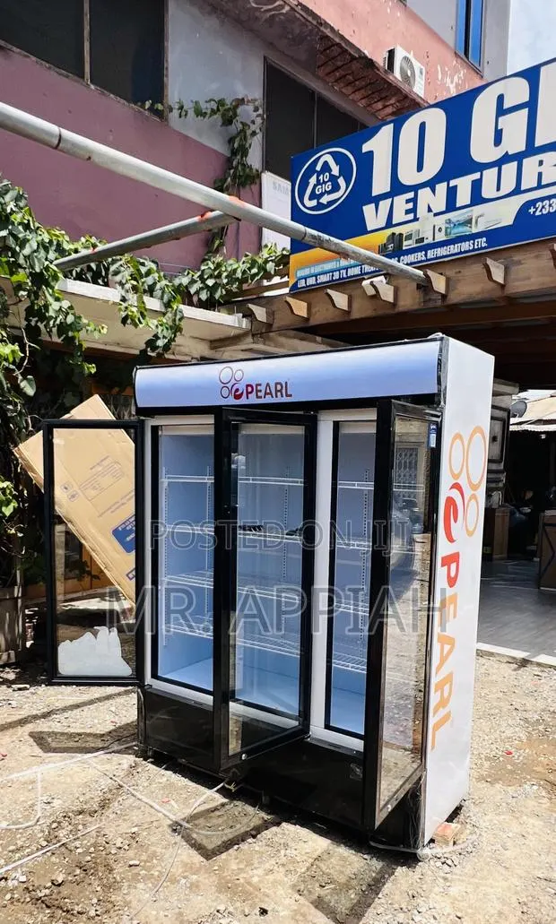 Purchase Durable Pearl PVC-1540-28ab 3 Door Glass Fridge. · Photo 1