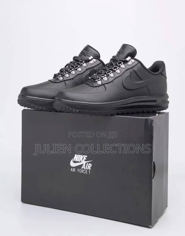 Nike Air Force Lunar Pu Black · Photo 1