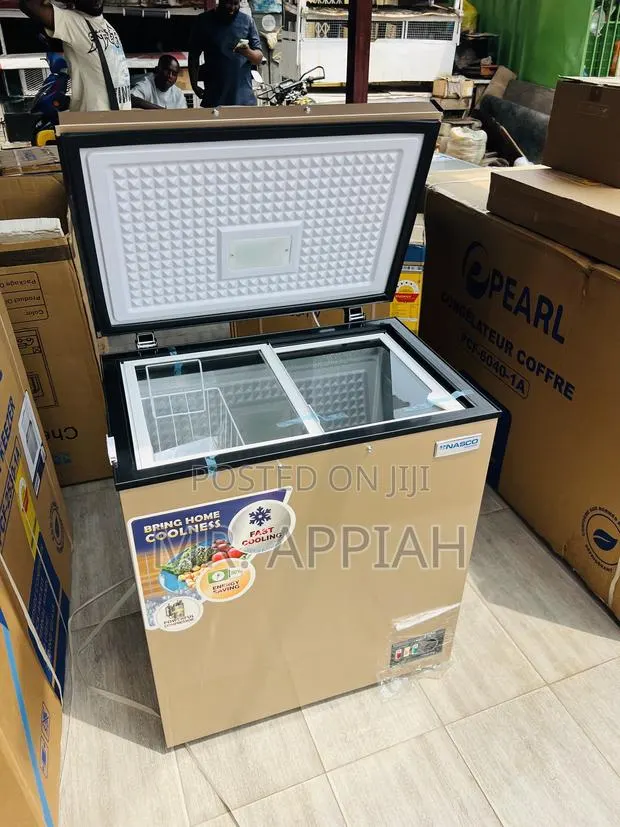 Super Classic Nasco Single Door Chest Freezer(Gold)200Fl · Photo 1