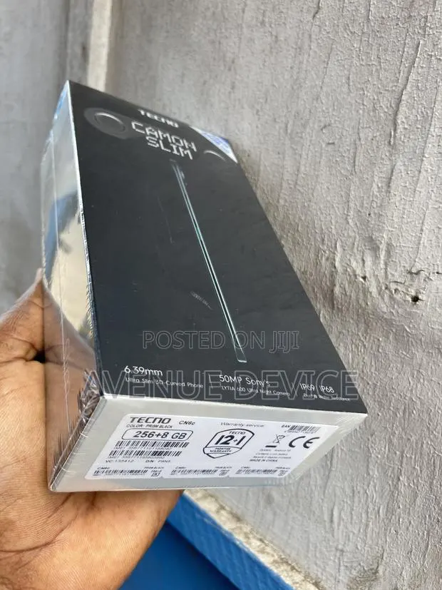 New Tecno Camon Slim 256 GB Black · Photo 1
