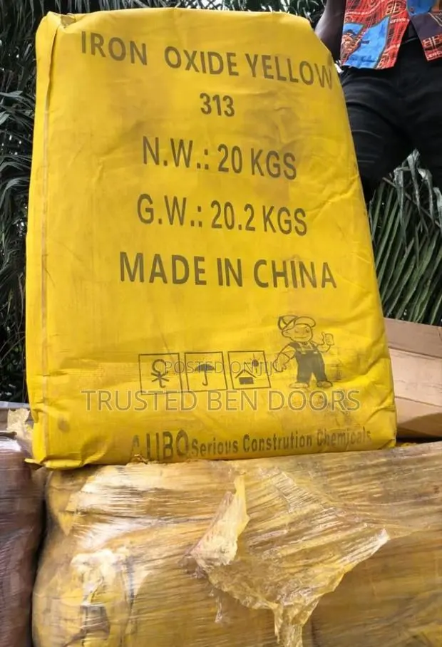 Yellow Powder Iron Oxide Color Pigment For Construction · Photo 1
