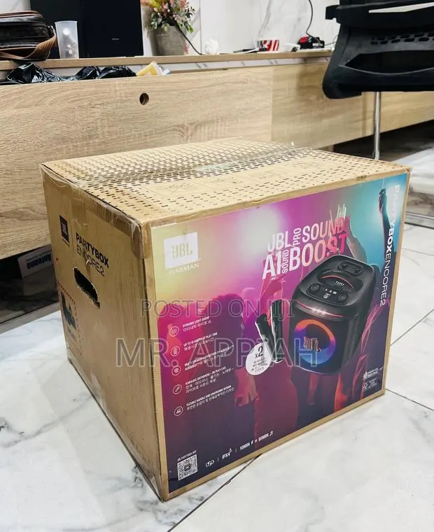 Shop Adorable JBL Partybox Encore Essential Speaker With 2 Microphone · Photo 1