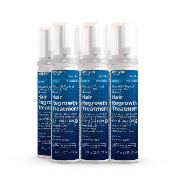 Amazon Minoxidil Foam for Men - Hair, Beard, Hairline / Kirkland Minox · Photo 1