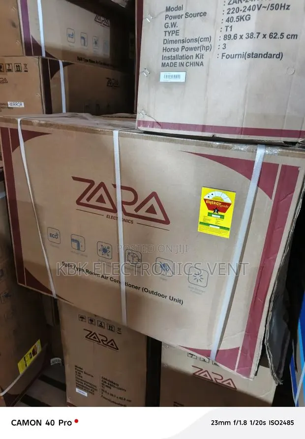Zara 1.5hp Split Air Conditionair R410 Gas · Photo 1
