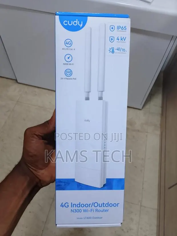 Cudy 4g Indoor/Outdoor N300 Wi-Fi Router (Lt400) · Photo 1