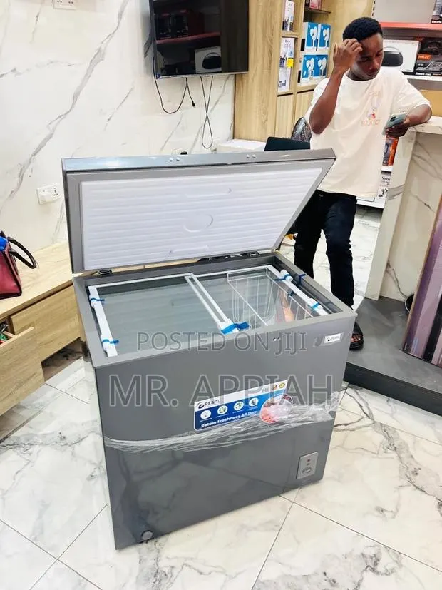 Order Classic Pearl 200L Single Door Chest Freezer(Pcf-2530)Gray. · Photo 1