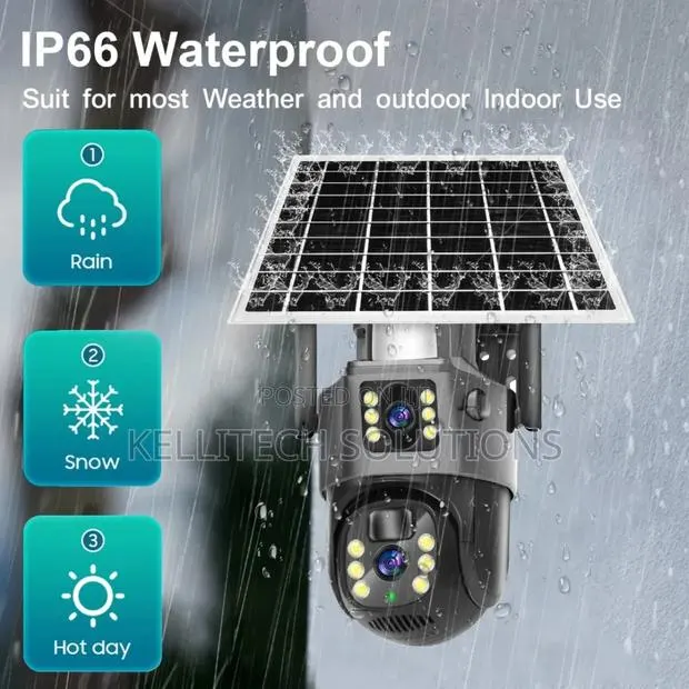 Brand New Solar 4g Dual Lens Eseecloud Security Camera Cctv · Photo 1