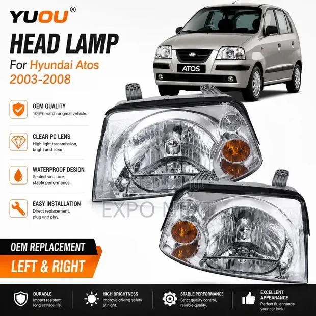 Hyundai Atos 2004-2008 Head Lights · Photo 1