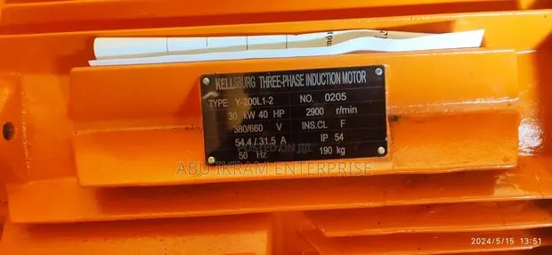 40hp Electric Induction Motor · Photo 1