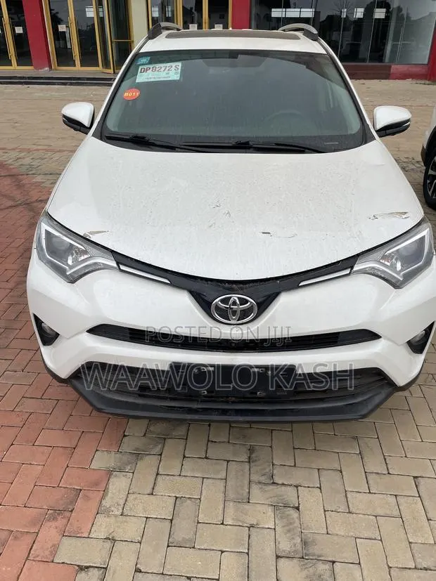 Toyota RAV4 LE FWD 2019 White · Photo 1