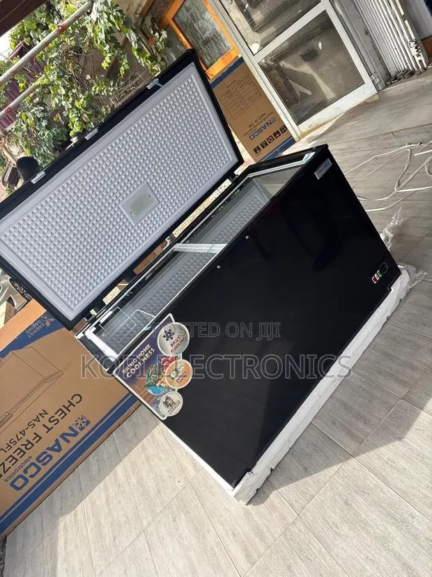 Nasco 400l Freezer Powerful Freezing With Stylish Black Finish · Photo 1