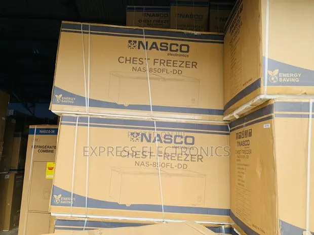 Newly Nasco 600L 2-Star Double Door Lock Security, Grey [NAS-850FL-DD] · Photo 1