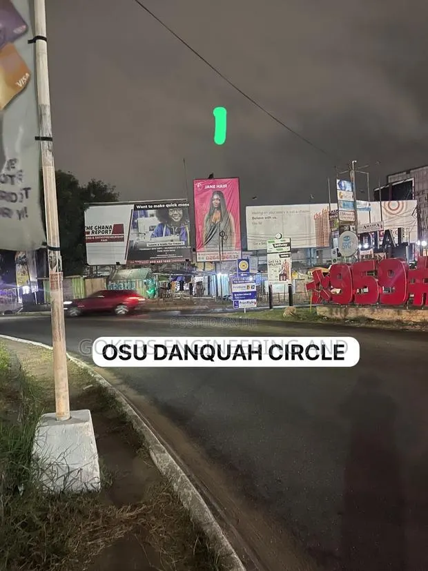 Osu Danquah Circle Billboard 8 X 4 Meters for Rent
