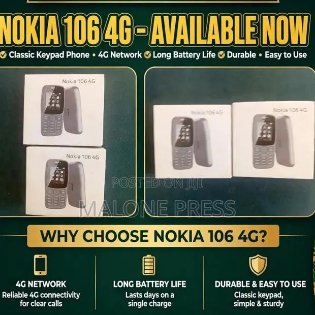 New Nokia 106 Black · Photo 1