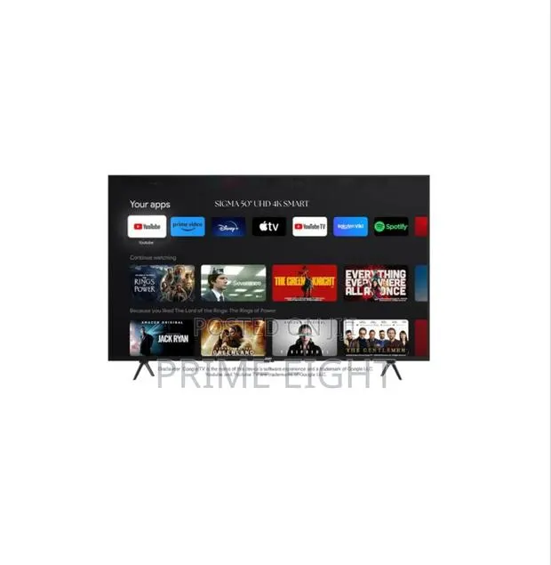 Sigma 50 Inch Smart Frameless Digital Satellite UHD TV · Photo 1