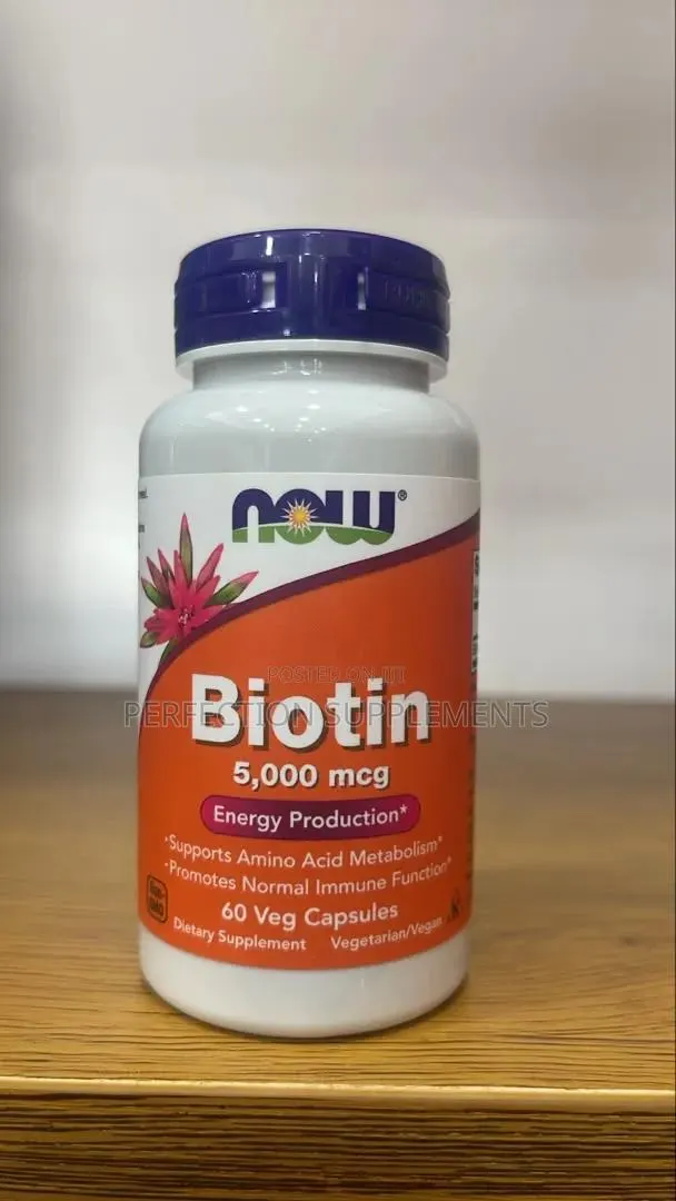 Biotin 5,000 MCG Veg Capsules
Energy Production* · Photo 1