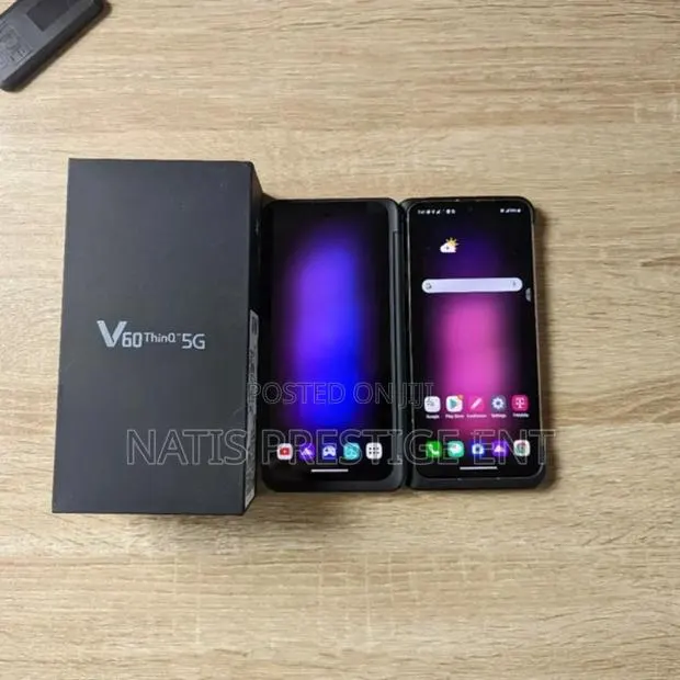 New LG V60 ThinQ 5G UW 128 GB Black · Photo 1