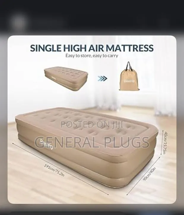 Bounce Into a Better Sleep(Automatic Single Air Mattress · Photo 1