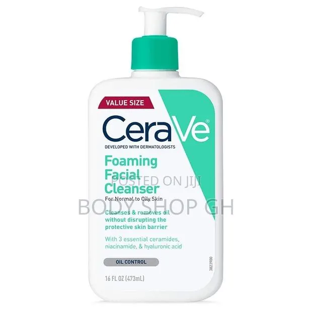 Cerave Foaming Facial Cleanser -Daily Face Wash for Oil Skin · Photo 1