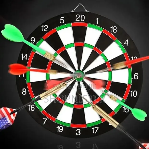 Game Dartboard 17" Solid Back and Front · Photo 1