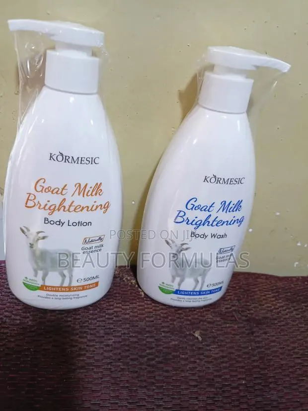 Kormesic Goat Milk Brightening Body Lotion and Shower Gel · Photo 1