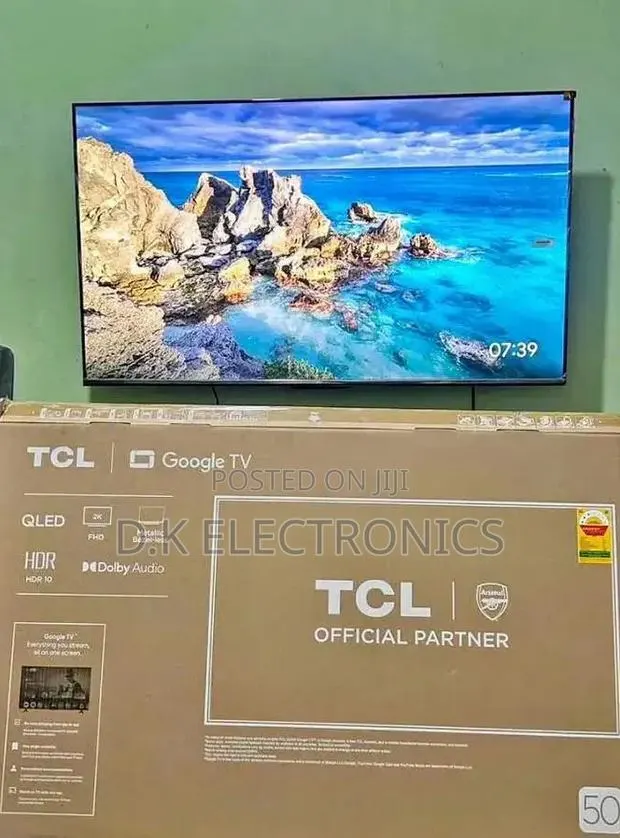 2026 New TCL Qled 50 Inches Google Slim Frameless HDR Television · Photo 1