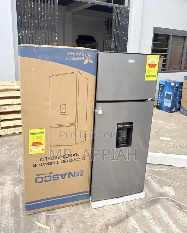 Original Nasco Nasf2-250fld Double Door Refrigerator(210Liters). · Photo 1