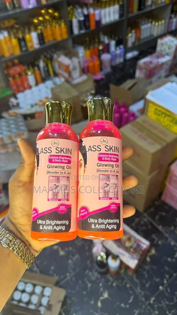 Glass Skin Extreme Brightening Body Repair Glowing Oil (₵ 130 Each) · Photo 1