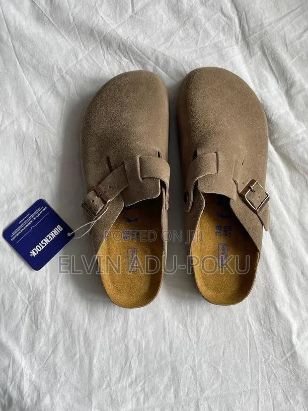 Birkenstock Berlin Boston Suede Mules · Photo 1