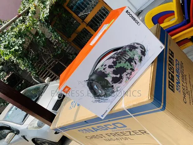 Call Order JBL Boombox3 Portable Bluetooth Speaker Featuring a 3-Way · Photo 1