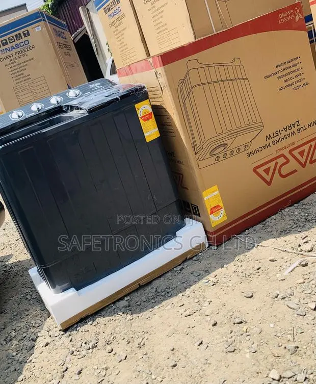 Original New Zara 13KG Semi Automatic Washing Machine – Twin Tub · Photo 1