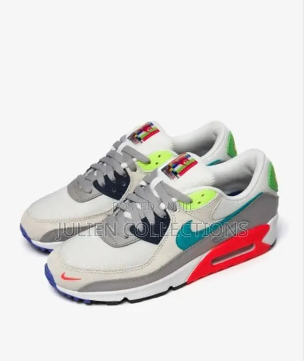 Nike Air Max 90 Cream Orange and Green · Photo 1