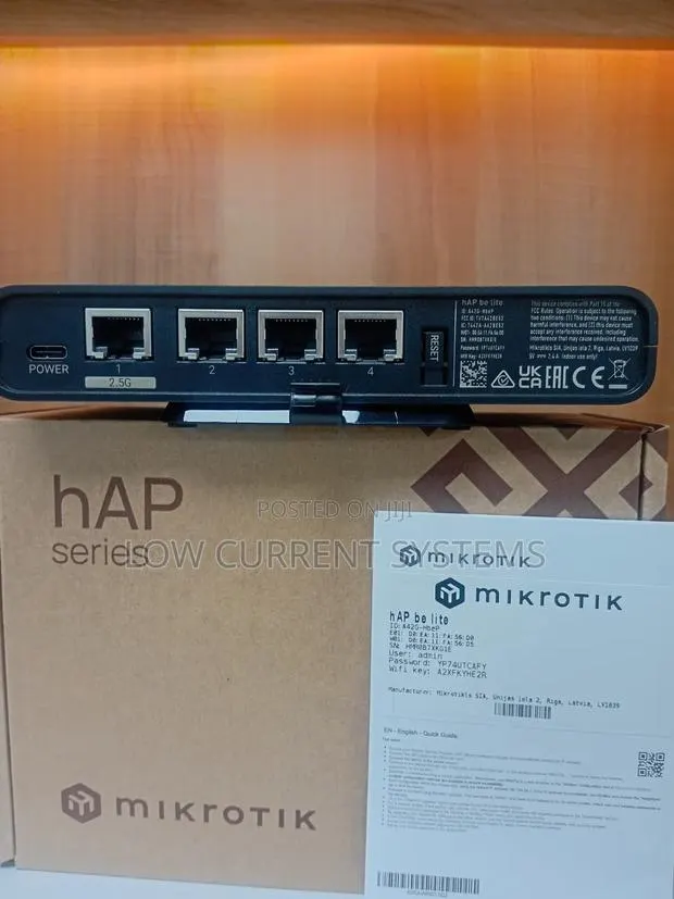 MikroTik HAP BE LITE Wifi7 Router Board 512mb RAM · Photo 1