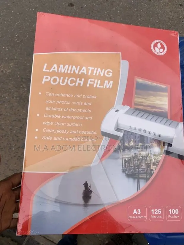 High Quality A3 Laminating Film Pouches - 100 Pouches · Photo 1