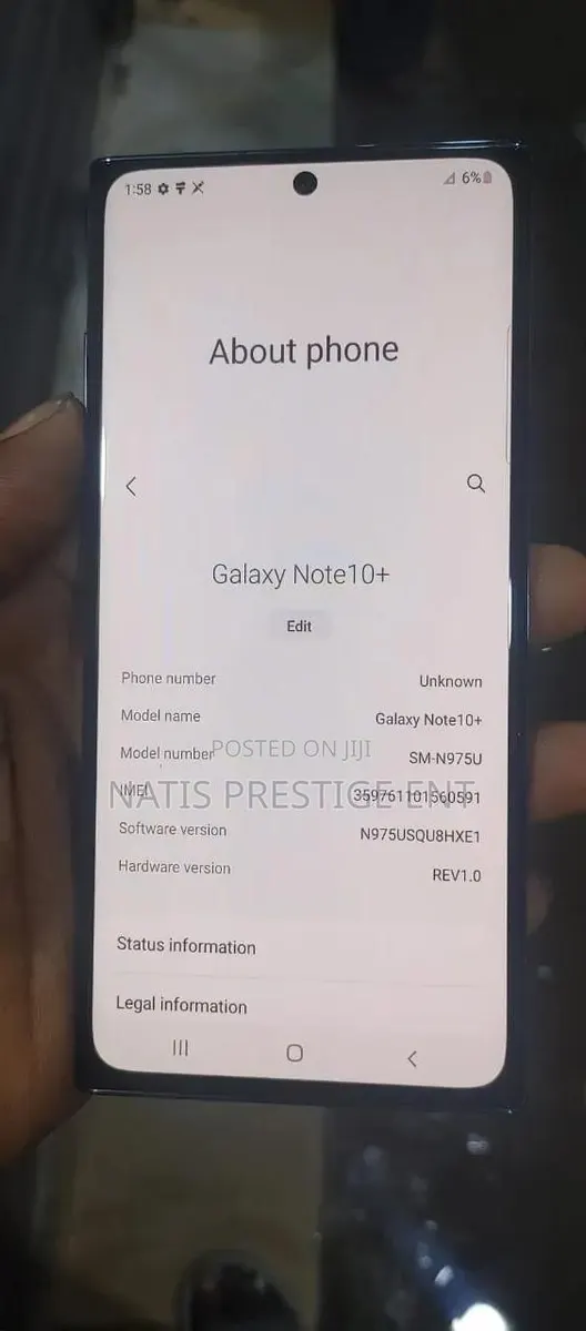 Samsung Galaxy Note 10 Plus 256 GB Black · Photo 1