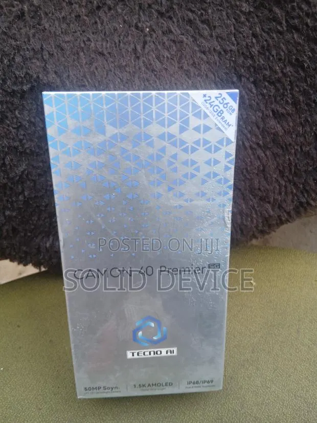 New Tecno Camon 40 Premier 5G 256 GB Black · Photo 1