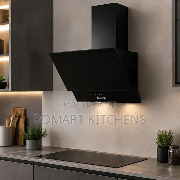 Turkish 60cm Glass Heat Extractor (Range Hood) With Filters (No Hole) · Photo 1