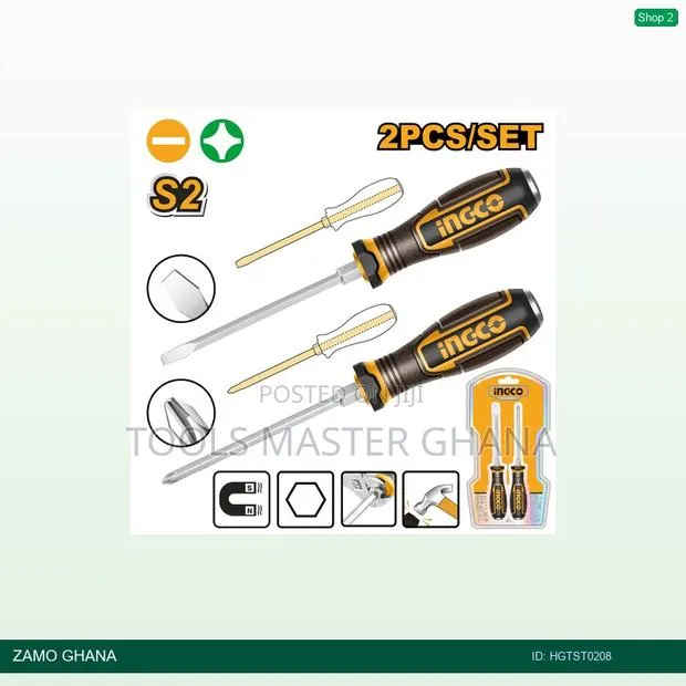 2 PCS Gothrough Screwdriver - Hgtst0208 · Photo 1