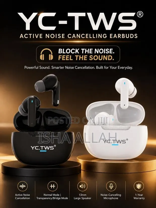 🎧 Yc-TWS Anc — Block the Noise. Feel the Sound · Photo 1