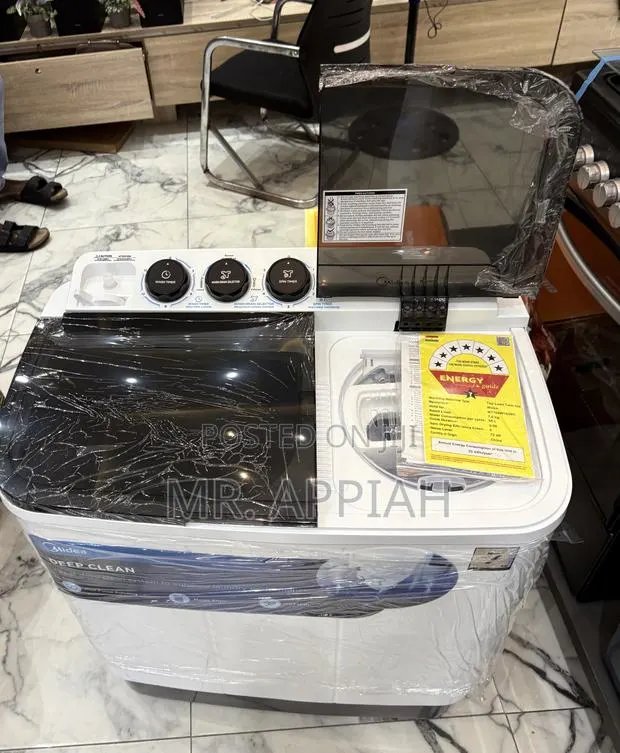 Super Durable Midea 7kg Spin Dry Twin Tub Semi-Auto Washing Machine. · Photo 1