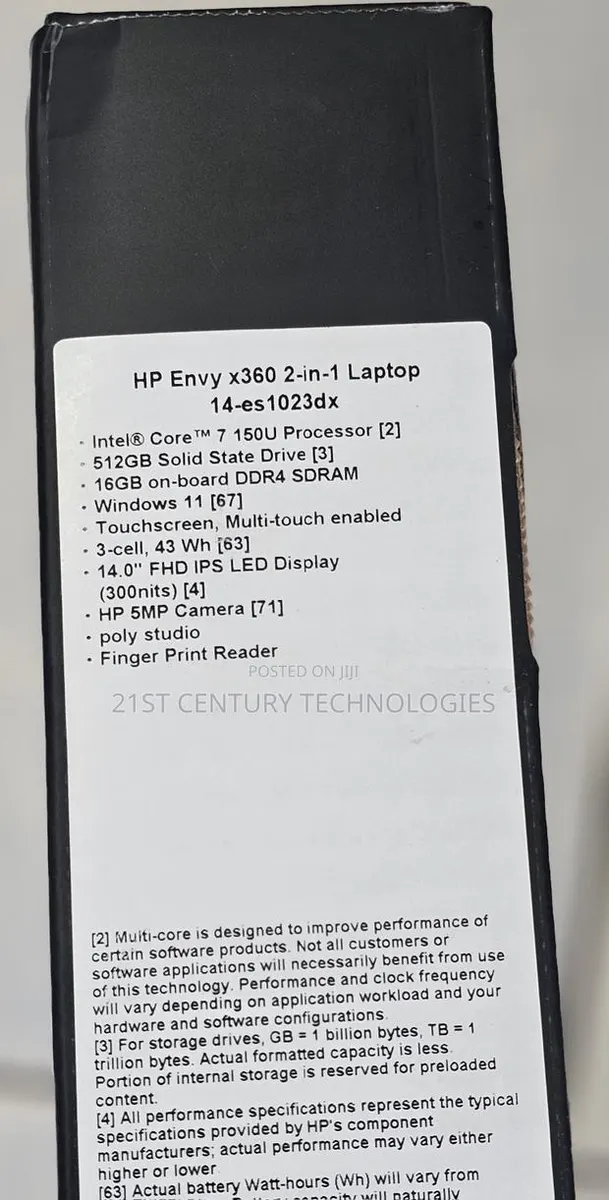 New Laptop HP Envy X360 16GB SSD 512GB · Photo 1
