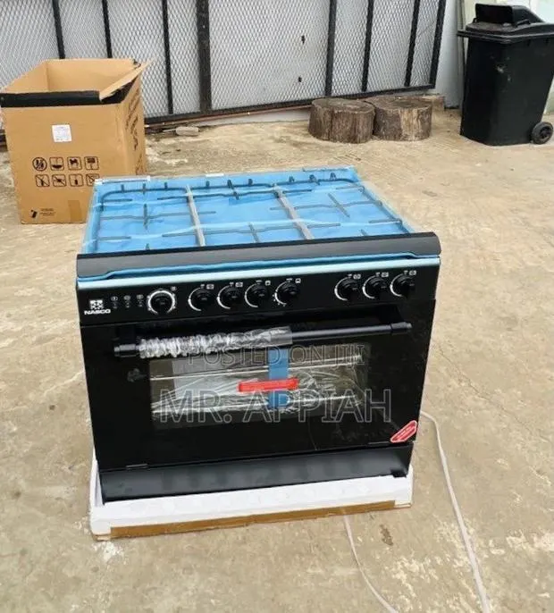 Shop Unique Nasco 5 Burner Gas Cooker With Oven Grill(Black) · Photo 1