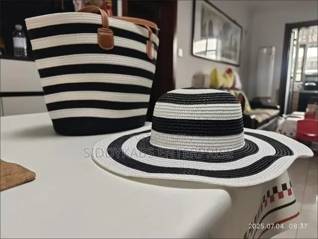 Beach Bag and Hat Set