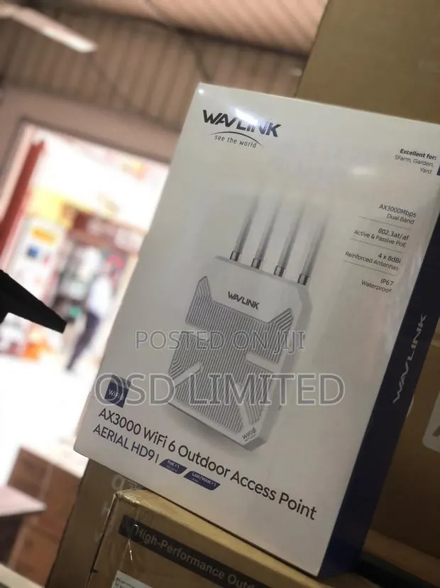 Power Up Your Connection: Wavlink 4-Antenna WiFi 6 · Photo 1