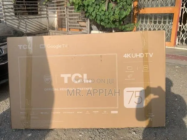 Classic TCL 75” UHD 4k Television(Remote) · Photo 1